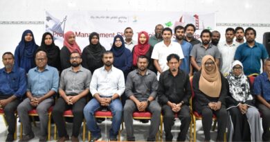 ކޮންސްޓްރަކްޝަން ދާއިރާއަށް އަމާޒުކޮށް ހިންގި ޕްރޮޖެކްޓް މެނޭޖުމަންޓް ޓްރެއިނިންގ ނިމިއްޖެ